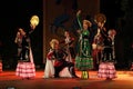 Spectacular Bashkir folk dance stage performers